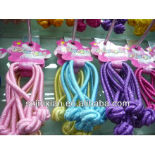 Beautiful acrylic & plastic charm hair elastic